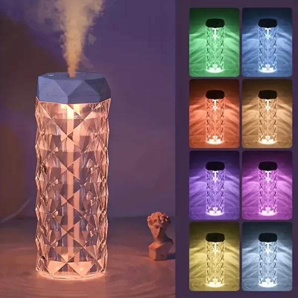 Geometric LED Humidifier & Aromatherapy Diffuser