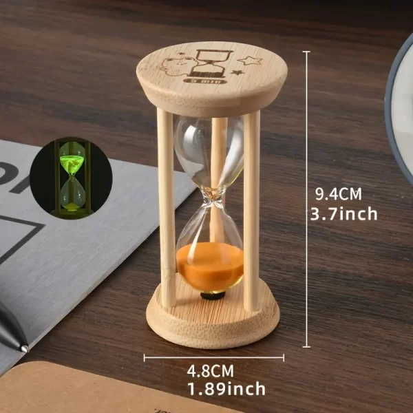 Wooden Sand Timer Desk Decoration