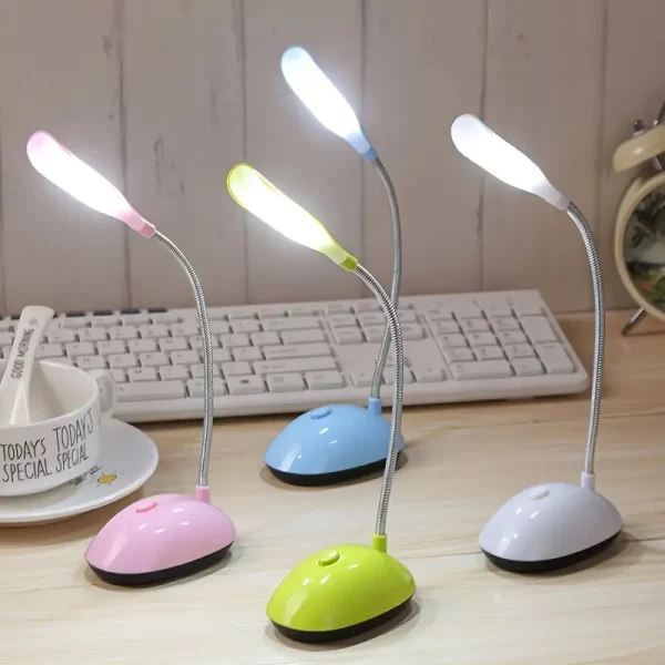 Flexible LED Mini Desk Lamp – Adjustable, Battery-Powered (No Battery Included) - Image 3